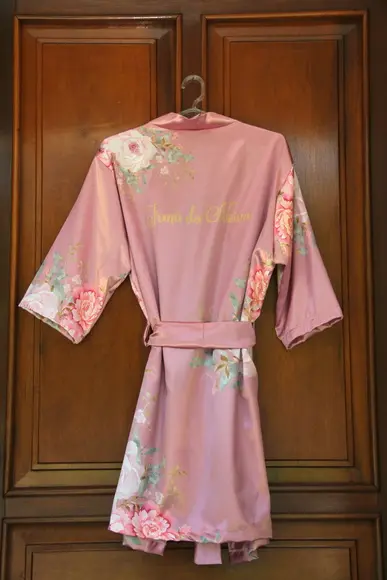 Robe floral estampado