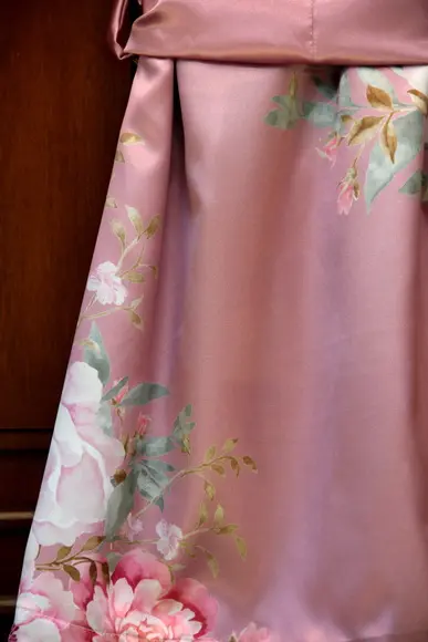 Robe floral estampado