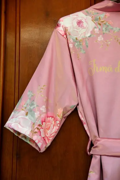 Robe floral estampado