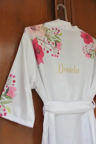 Robe floral estampado