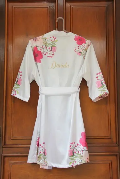Robe floral estampado