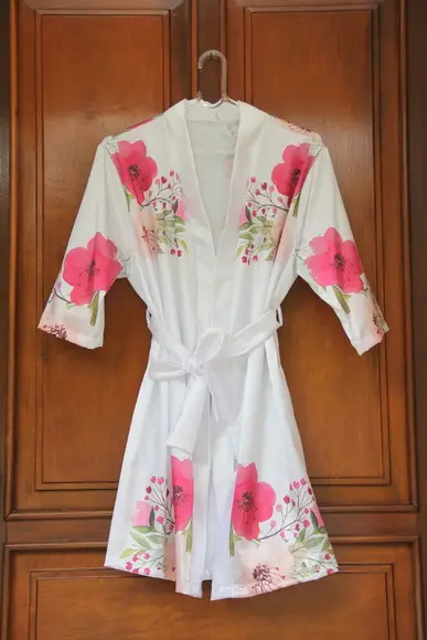 Robe floral estampado