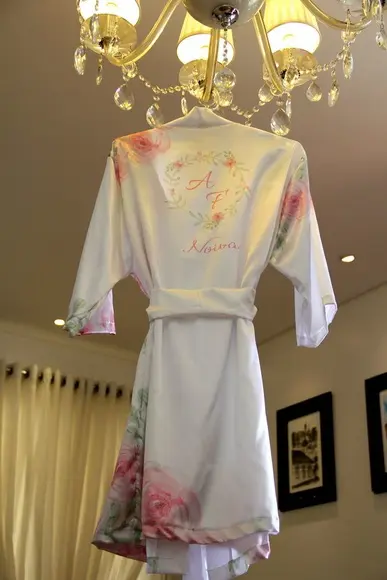 Robe floral estampado