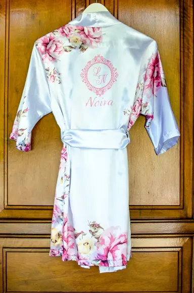 Robe floral estampado