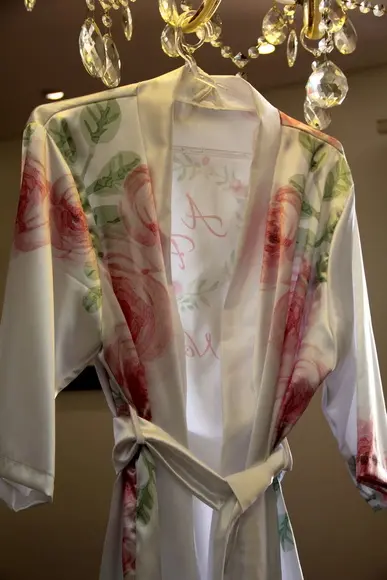 Robe floral estampado