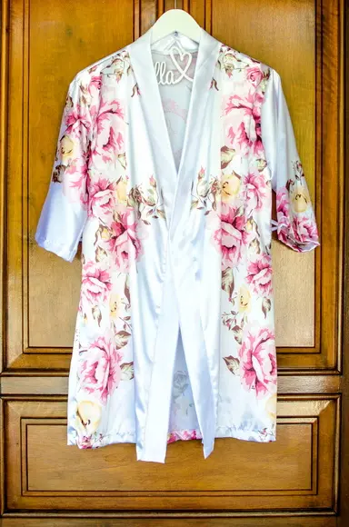 Robe floral estampado