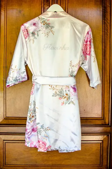 Robe floral estampado