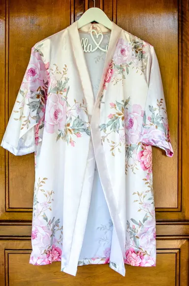 Robe floral estampado