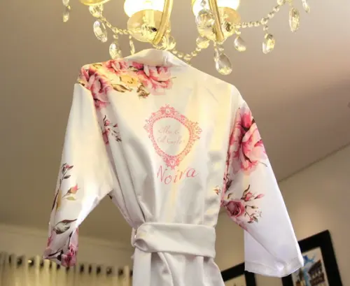 Robe floral estampado