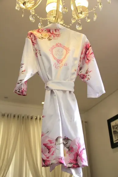 Robe floral estampado