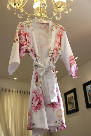 Robe floral estampado