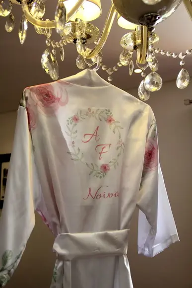 Robe floral estampado