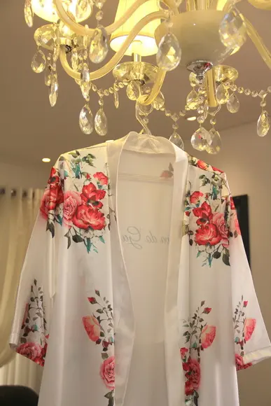 Robe floral estampado