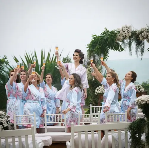 Robe floral estampado
