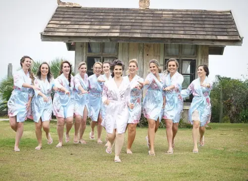Robe floral estampado