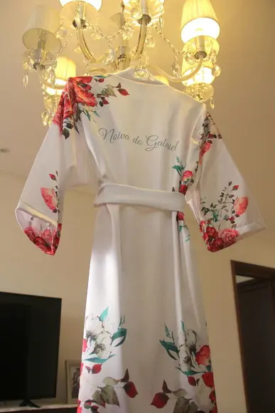 Robe floral estampado
