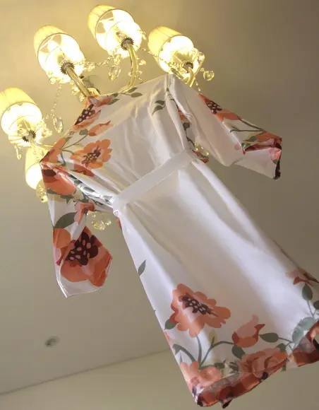 Robe floral estampado