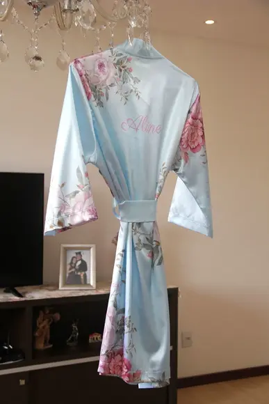 Robe floral estampado
