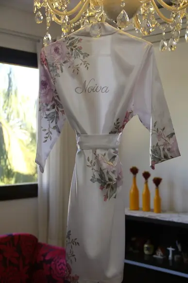 Robe floral estampado