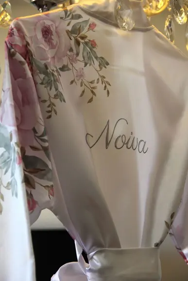 Robe floral estampado