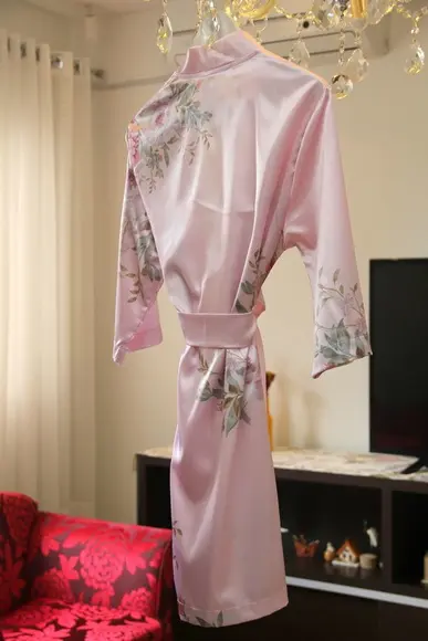 Robe floral estampado