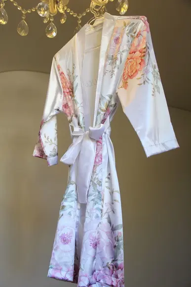 Robe floral estampado