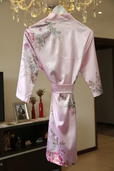 Robe floral estampado