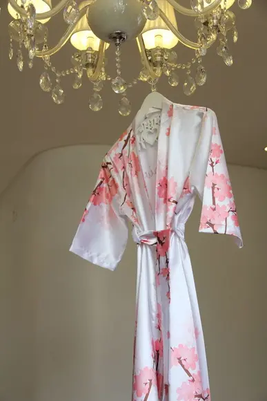 Robe floral estampado