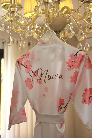 Robe floral estampado