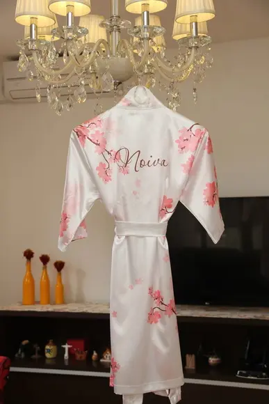 Robe floral estampado