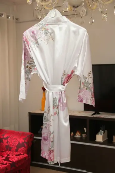 Robe floral estampado