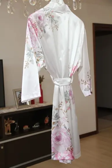 Robe floral estampado