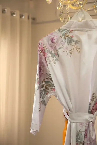 Robe floral estampado