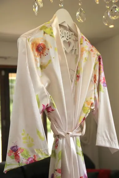 Robe floral estampado
