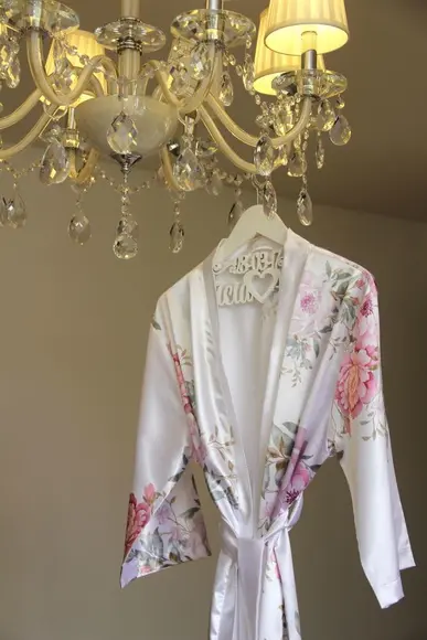 Robe floral estampado