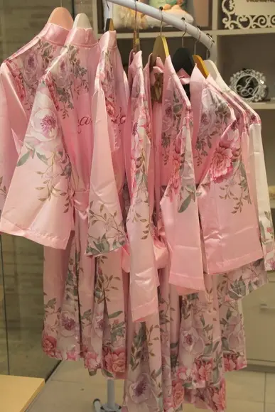 Robe floral estampado