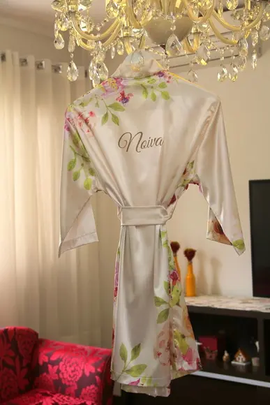 Robe floral estampado