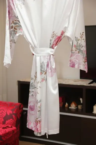 Robe floral estampado