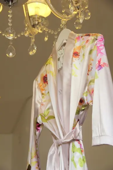 Robe floral estampado