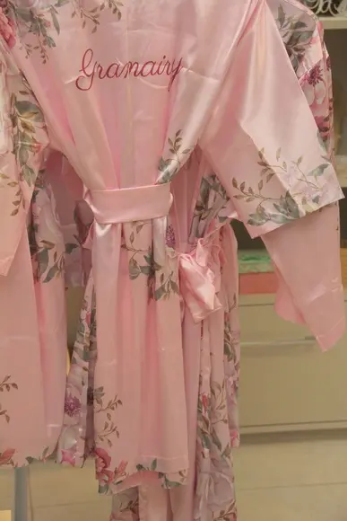 Robe floral estampado