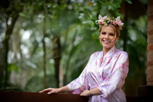 Robe Floral Estampado