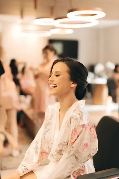 Robe Floral Estampado com Renda