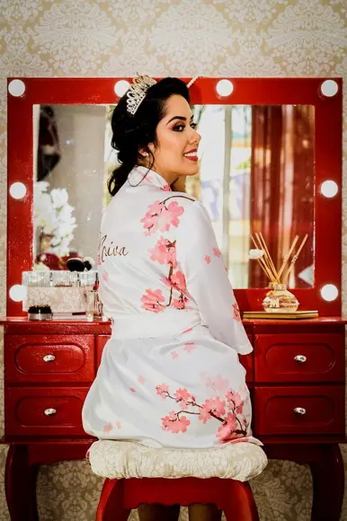 Robe floral estampado Japanese