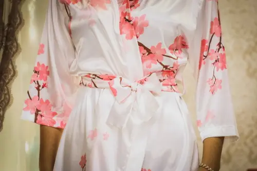 Robe floral estampado Japanese
