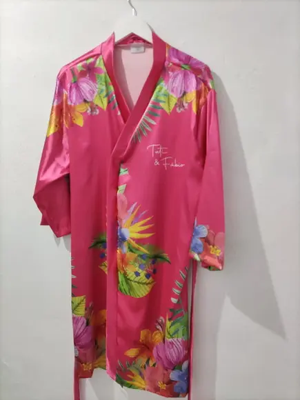 Robe Floral Estampado Mãe da Noiva