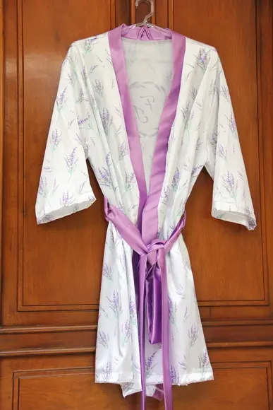 Robe floral estampado ultra violeta