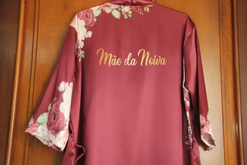 Robe floral mãe da noiva