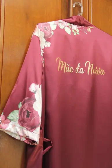 Robe floral mãe da noiva