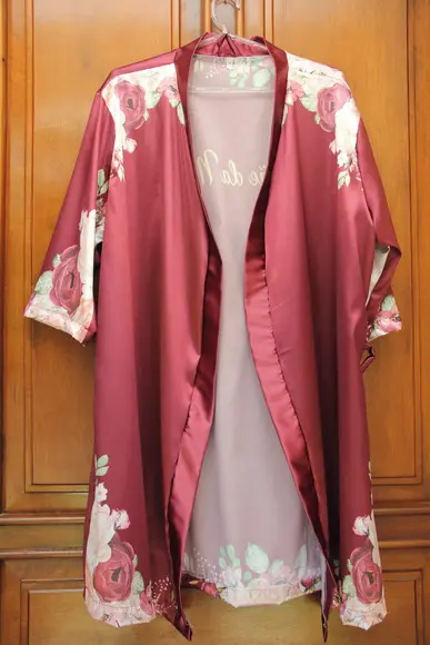 Robe floral mãe da noiva