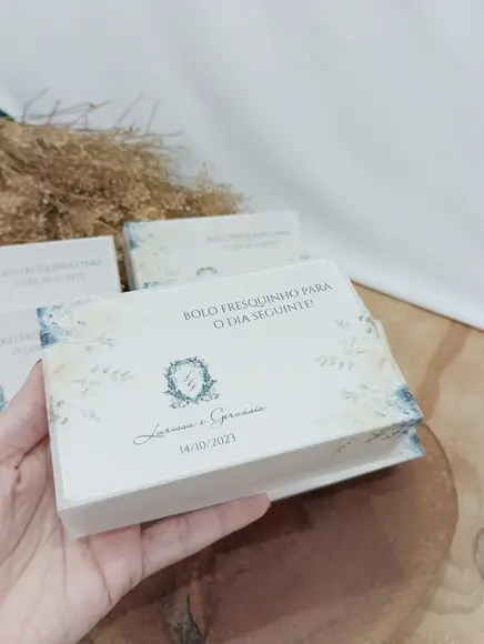 Slide Cake - Caixinha para Fatia de Bolo Personalizada